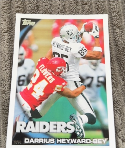 2010 Topps #54 Darrius Heyward-Bey Oakland Raiders — front