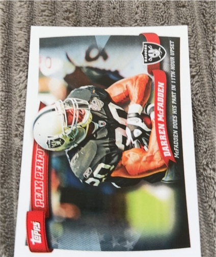 2010 Topps Peak Performance #PP38 Darren McFadden — front