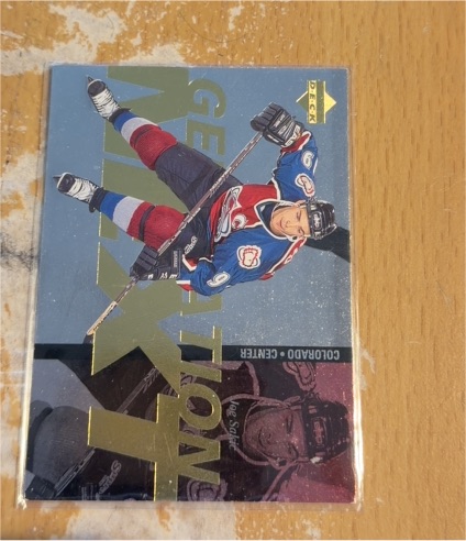 1997 Upper Deck Generation Next #X3 Joe Sakic/Rob Niedermayer — front