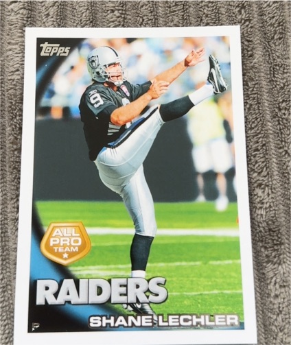 2010 Topps #417 Shane Lechler All Pro Team Oakland Raiders — front