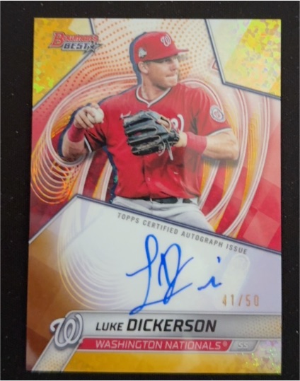 2025 Topps Bowman's Best #B25-LDI Luke Dickerson — front