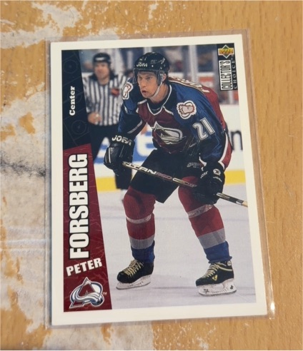 1996-97 Upper Deck Collector's Choice #63 Peter Forsberg — front