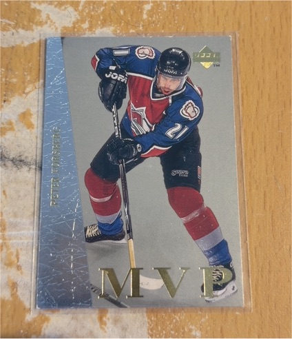 1996-97 Upper Deck Collector's Choice MVP #UD3 Peter Forsberg — front