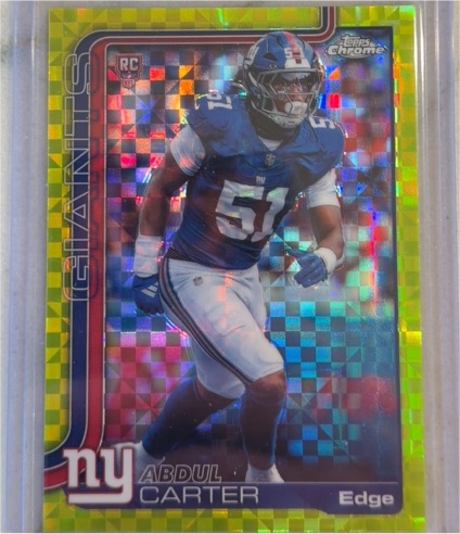 2025 Topps Chrome #350 Abdul Carter — front