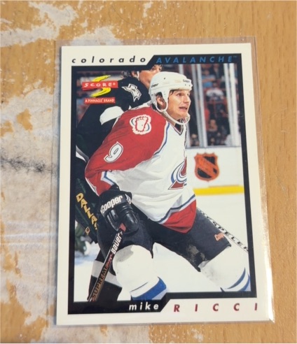 1996 Score #106 Mike Ricci — front