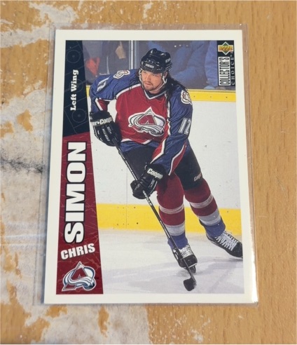 1996-97 Upper Deck Collector's Choice #56 Chris Simon — front