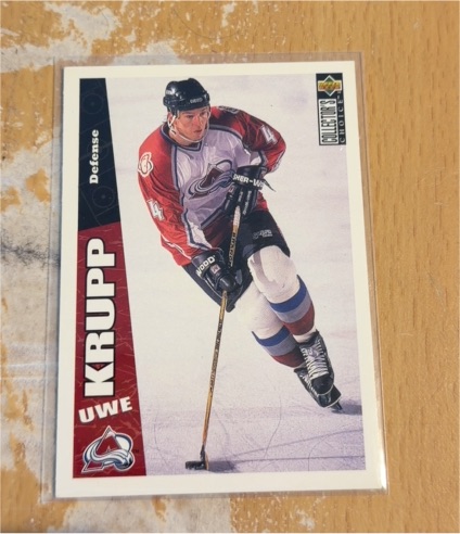 1996-97 Upper Deck Collector's Choice #56 Uwe Krupp — front