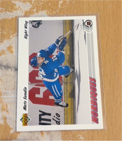 1991-92 Upper Deck #134 Mats Sundin — front