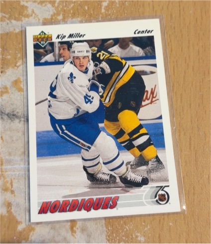 1991-92 Upper Deck #431 Kip Miller — front