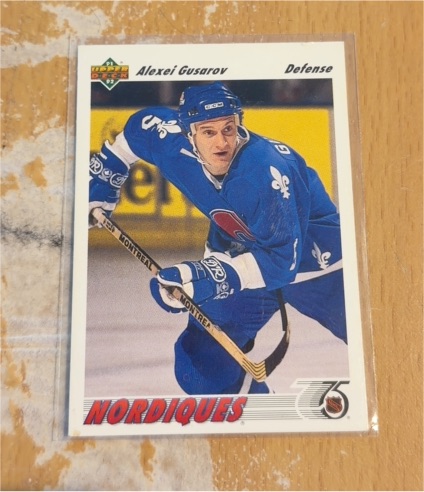 1991-92 Upper Deck #365 Alexei Gusarov — front