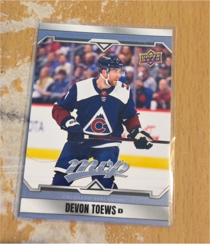 2024-25 Upper Deck MVP #111 Devon Toews — front