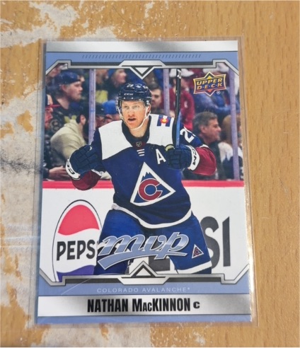 2024-25 Upper Deck MVP #29 Nathan MacKinnon — front