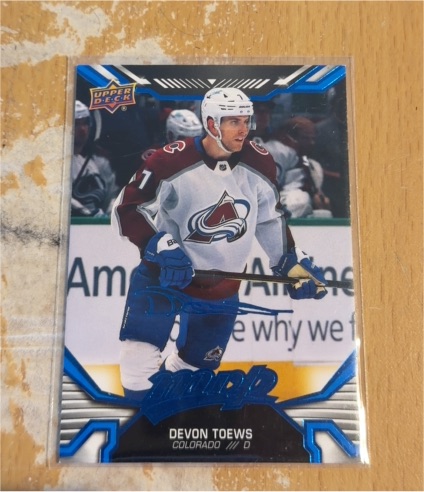 2022-23 Upper Deck MVP #81 Devon Toews — front