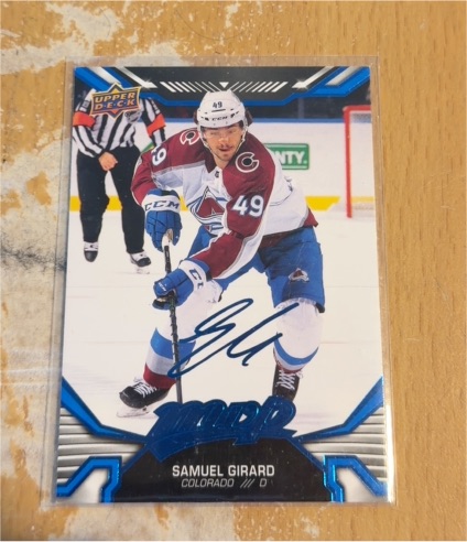 2022-23 Upper Deck MVP #49 Samuel Girard — front