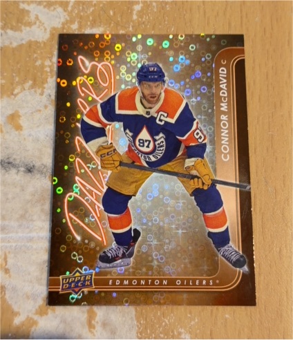 2024-25 Upper Deck Series 1 #DZ-10 Connor McDavid — front