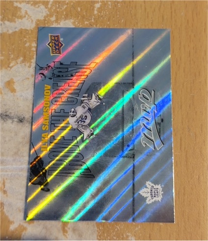 2024-25 Upper Deck MVP Above the Crease #AC-6 Ilya Samsonov — front