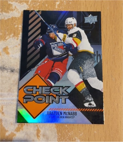 2024-25 Upper Deck Series 1 Check Point #CP-21 Brayden McNabb — front