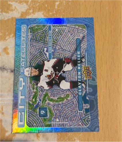 2024-25 Upper Deck Series 1 City Satellites #CS-6 Clayton Keller — front