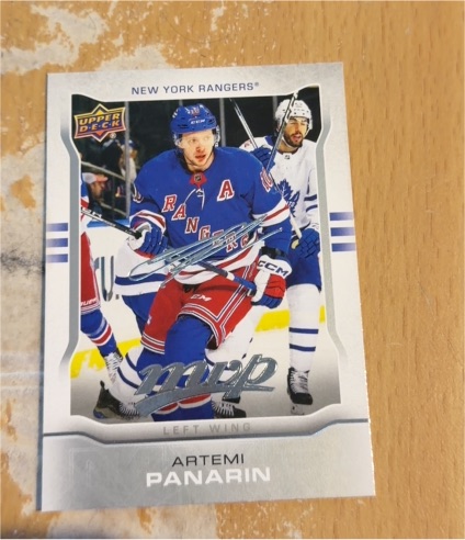 2024-25 Upper Deck MVP #MR-25 Artemi Panarin — front