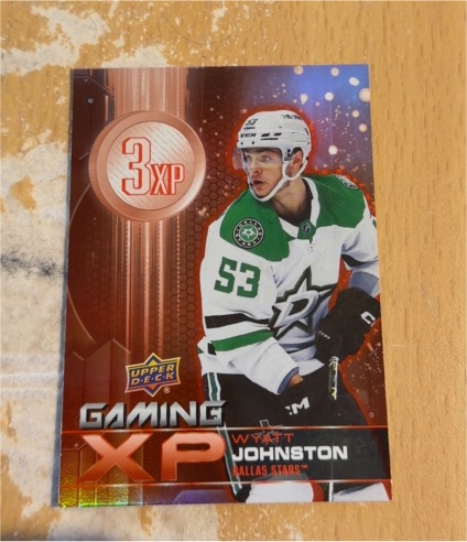 2024-25 Upper Deck Series 1 Gaming XP #GXP-6 Wyatt Johnston — front
