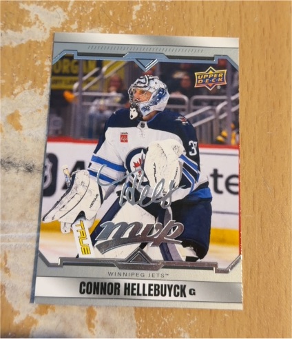 2024-25 Upper Deck MVP #107 Connor Hellebuyck — front