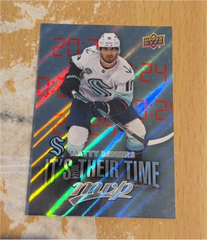 2024-25 Upper Deck MVP It's Their Time #IT-17 Matty Beniers — front