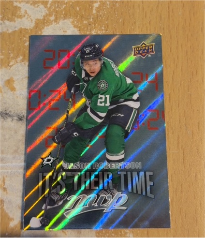 2024-25 Upper Deck MVP It's Their Time #IT-20 Jason Robertson — front