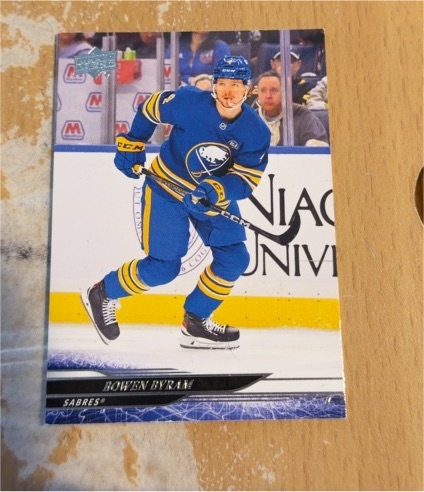 2024-25 Upper Deck Series 1 #26 Bowen Byram — front