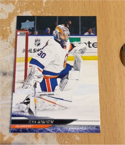 2024-25 Upper Deck Series 1 #116 Ilya Sorokin — front
