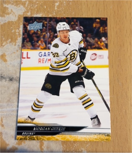2024-25 Upper Deck #16 Morgan Geekie Boston Bruins — front