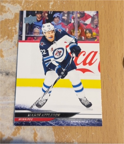 2024-25 Upper Deck Series 1 #196 Mason Appleton — front