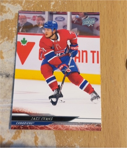 2024-25 Upper Deck #99 Jake Evans — front