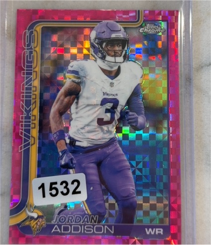 2025 Topps Chrome #202 Jordan Addison — front