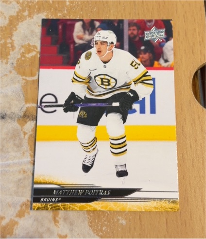2024-25 Upper Deck #19 Matthew Poitras — front