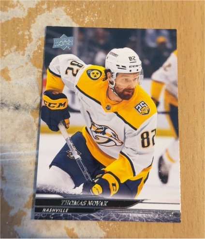 2024-25 Upper Deck #105 Thomas Novak — front