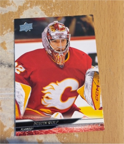 2024-25 Upper Deck #30 Dustin Wolf — front