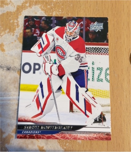 2024-25 Upper Deck Series 1 #103 Samuel Montembeault — front