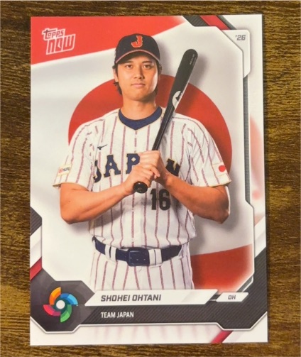 2026 Topps Now #JP01 Shohei Ohtani — front