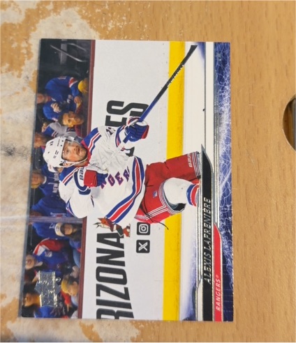 2024-25 Upper Deck #126 Alexis Lafreniere — front