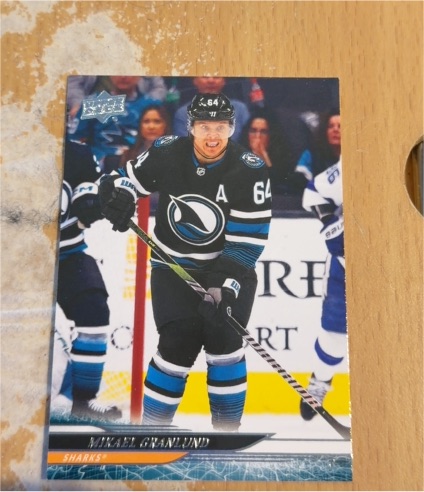 2024-25 Upper Deck #147 Mikael Granlund San Jose Sharks — front