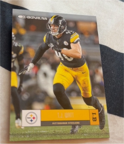 2025 Panini Donruss Retro #R05-TJW T.J. Watt — front
