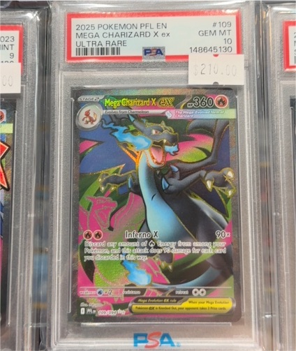 2025 Pokemon PFL EN Mega Charizard X ex #109 — front