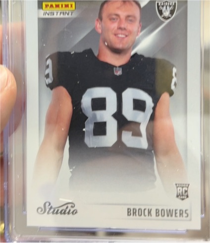 2024 Panini Instant Studio Rookies #SR-37 Brock Bowers — front