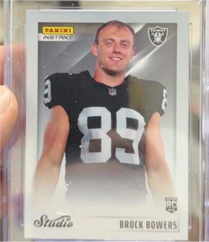 2024 Panini Instant Studio Rookies #SR-37 Brock Bowers — front