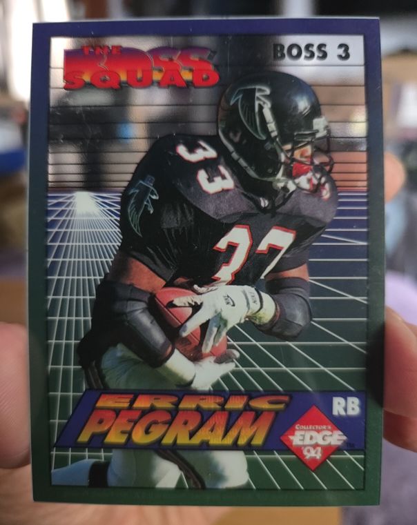1994 Collector's Edge The Boss Squad #BOSS 3 Erric Pegram — front