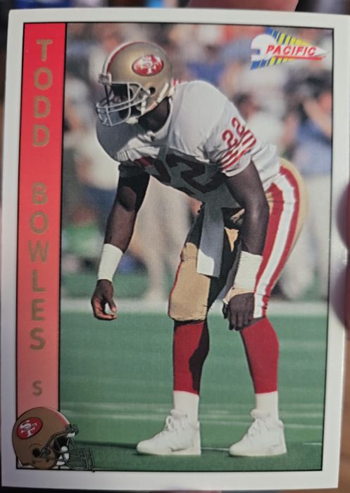 1992 Pacific #611 Todd Bowles — front