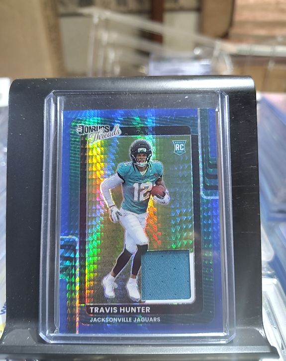 2025 Donruss Optic Threads #DTBH-THR Travis Hunter — front