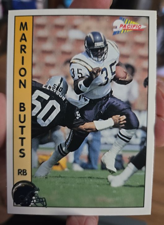 1992 Pacific #600 Marion Butts — front