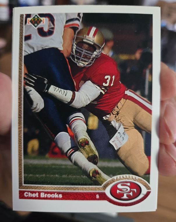 1991 Upper Deck #492 Chet Brooks — front