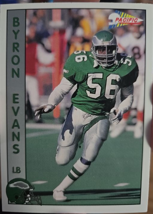 1991 Pacific #386 Byron Evans — front
